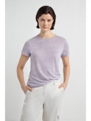 Josephine & Co Koszulka "Joan" w kolorze lawendowym rozmiar: XXL. Różowe bluzki damskie Josephine & Co, xxl, bez wzorów, ze lnu, bez kołnierzyka, bez ramiączek. Za 95.99 zł.