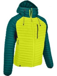 Maul Sport Pikowana kurtka termiczna "Kaunertal REC" w kolorze morsko-limonkowym rozmiar: 54. Niebieskie kurtki outdoor męskie Maul Sport, bez wzorów, bez kaptura. Za 513.99 zł.