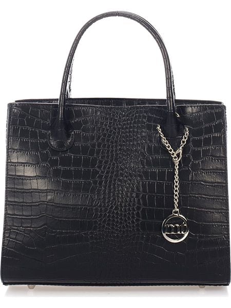 Mia Tomazzi Skórzana torebka "Nago" w kolorze czarnym - 30 x 27 x 13 cm rozmiar: onesize. Czarne torebki klasyczne damskie Mia Tomazzi, bez wzorów, z materiału, bez dodatków. Za 331.46 zł.