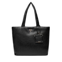 Torebka Guess. Czarne torebki klasyczne damskie Guess, z aplikacjami, bez dodatków. Za 489.99 zł.