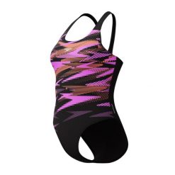 Strój pływacki jednoczęściowy damski Speedo HyperBoom Placement Muscleback. Brązowe stroje jednoczęściowe damskie Speedo, s, bez wzorów. Za 209.99 zł.