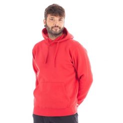 Bluza SOFTEE Kelvin dla dorosłych z kapturem. Czerwone bluzy z kapturem męskie Softee. Za 163.99 zł.