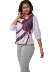 WITT WEIDEN Bluzka w kolorze fioletowym rozmiar: 38. Różowe bluzki damskie WITT WEIDEN, bez wzorów, bez kołnierzyka, bez ramiączek. Za 61.17 zł.