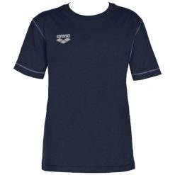 Koszulka Arena TL. Niebieskie t-shirty damskie Arena, s, bez wzorów, z materiału, bez kołnierzyka. Za 129.50 zł.