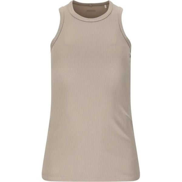 Damski tank top Athlecia Meyers. Brązowe topy damskie Athlecia, l, bez wzorów, z materiału, bez ramiączek. Za 129.50 zł.