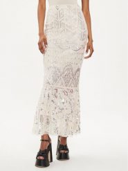 Marciano Guess Spódnica ołówkowa 4GGD17 6248A Écru Slim Fit. Spódniczki damskie Marciano Guess, z aplikacjami, z syntetyku, ołówkowe. Za 539.99 zł.