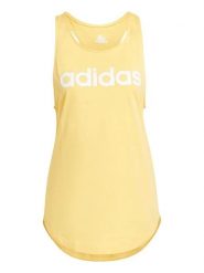 Adidas Top funkcyjny w kolorze żółtym rozmiar: XS. Żółte topy damskie Adidas, xs, bez wzorów, z bawełny, bez kołnierzyka. Za 56.53 zł.