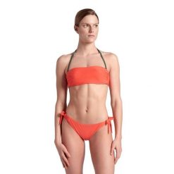 Strój kąpielowy damski dwuczęściowy bikini na basen plażę Arena Profile. Brązowe bikini damskie Arena, bez wzorów. Za 179.99 zł.