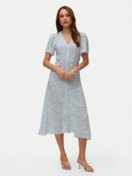 Vero Moda Sukienka codzienna Alba 10330301 Biały Regular Fit. Białe sukienki damskie Vero Moda, na co dzień, l, bez wzorów, z wiskozy, bez kołnierzyka, bez ramiączek, proste. Za 179.99 zł.