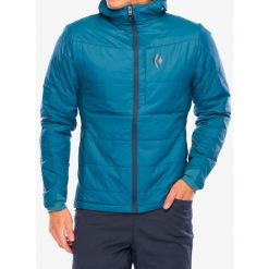 Kurtka ocieplana Black Diamond Solution Hoody. Niebieskie kurtki męskie Black Diamond, bez wzorów, sportowe, bez kaptura. Za 833.69 zł.