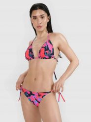 4F GÓRA OD BIKINI DAMSKI STRÓJ KĄPIELOWY M F075 SS25. Czerwone bikini damskie 4f, bez wzorów. Za 40.87 zł.