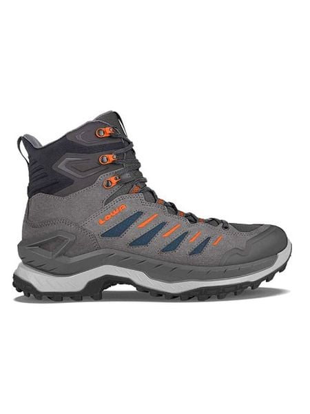 LOWA Skórzane botki trekkingowe "Innovo GTX" w kolorze szarym rozmiar: 40. Szare buty zimowe męskie Lowa, z gore-texu, bez zapięcia. Za 459.04 zł.