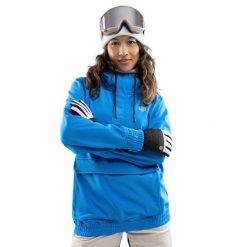 Kurtka narciarsko-snowboardowa damska W3-W Ollie. Niebieskie kurtki narciarskie i snowboardowe damskie SIROKO, m, bez wzorów, z materiału, bez kaptura, narciarskie. Za 435.00 zł.