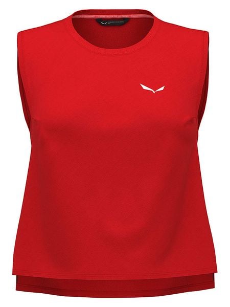 Salewa Top trekkingowy "Pedroc Dry Responsive" w kolorze czerwonym rozmiar: XS/S. Czerwone topy damskie Salewa, s, bez wzorów, bez kołnierzyka. Za 122.38 zł.