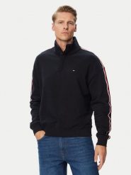 Tommy Hilfiger Bluza UM0UM03942 Granatowy Regular Fit. Niebieskie bluzy bez kaptura męskie Tommy Hilfiger, l, z bawełny. Za 409.99 zł.