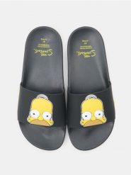 Klapki The Simpsons - czarny. Czarne klapki i japonki męskie Sinsay. Za 39.99 zł.