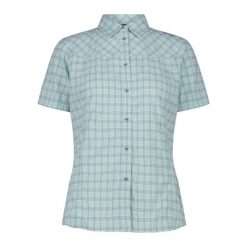 Koszula damska turystyczne CMP 34S6206. Zielone koszule damskie CMP, l, bez wzorów, sportowe, bez kołnierzyka, bez ramiączek. Za 263.50 zł.