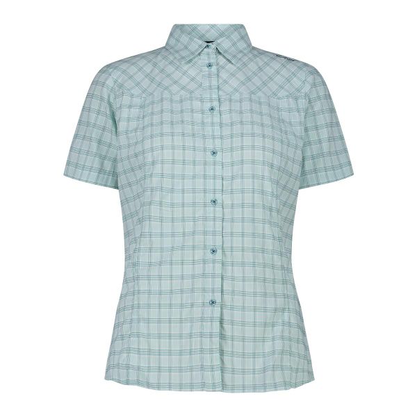 Koszula damska turystyczne CMP 34S6206. Zielone koszule damskie CMP, l, bez wzorów, sportowe, bez kołnierzyka, bez ramiączek. Za 263.50 zł.