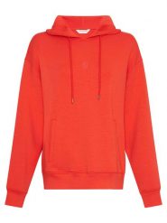 MOSS COPENHAGEN Bluza w kolorze czerwonym rozmiar: S/M. Czerwone bluzy z kapturem damskie MOSS COPENHAGEN, m, z wiskozy. Za 149.31 zł.