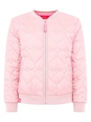 Zwillingsherz Kurtka "Be Happy" w kolorze jasnoróżowym rozmiar: XL. Czerwone kurtki damskie Zwillingsherz, xl, bez wzorów, bez kaptura. Za 239.95 zł.