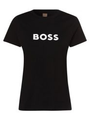 BOSS Orange T-shirt Kobiety Bawełna czarny, XS. Czarne t-shirty damskie Boss Orange, xs, bez wzorów, z bawełny, bez kołnierzyka. Za 219.95 zł.