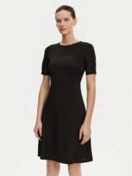 Calvin Klein Sukienka codzienna K20K208151 Czarny Regular Fit. Czarne sukienki damskie CALVIN KLEIN, na co dzień, bez wzorów, z syntetyku, bez kołnierzyka, bez ramiączek, proste. Za 419.99 zł.