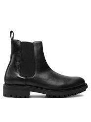 Calvin Klein Sztyblety Chelsea HM0HM01562 Czarny. Czarne sztyblety męskie CALVIN KLEIN, ze skóry, bez zapięcia. Za 843.66 zł.