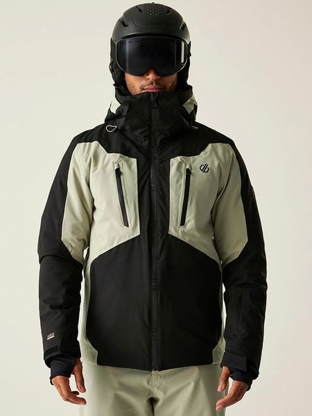 Dare 2b Kurtka narciarska "Assimilate" w kolorze szaro-czarnym rozmiar: M. Czarne kurtki narciarskie i snowboardowe damskie Dare 2b, m, bez wzorów, bez kaptura, narciarskie. Za 568.34 zł.