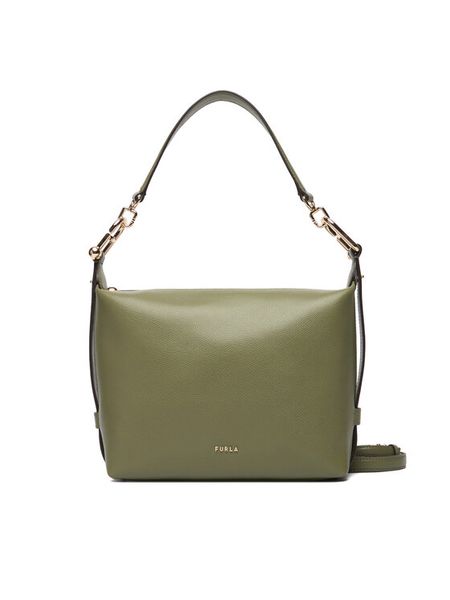 Furla Torebka Tonie Mini WE00877 A.0023 CN 4555S Zielony. Zielone torebki klasyczne damskie Furla, bez wzorów, ze skóry, bez dodatków. Za 1,199.00 zł.