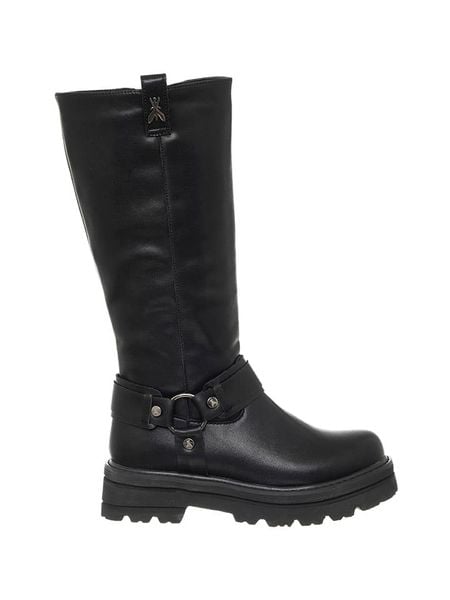 Patrizia Pepe Skórzane kozaki zimowe w kolorze czarnym rozmiar: 39. Czarne kozaki damskie Patrizia Pepe, bez obcasa. Za 632.42 zł.