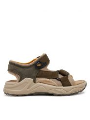 Primigi Sandały 7897011 M Khaki. Brązowe sandały chłopięce Primigi, ze skóry, bez zapięcia. Za 159.99 zł.