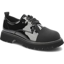 Czarne Półbuty Eleganckie Skórzane Buty Damskie. Czarne półbuty damskie Artiker, bez wzorów, ze skóry, eleganckie, bez obcasa, na obcasie. Za 235.00 zł.