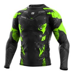 Koszulka sportowa męska Rashguard do MMA EXTREME HOBBY IRON FORCE. Zielone bielizna termoaktywna męska EXTREME HOBBY, m, bez wzorów, z bawełny. Za 209.00 zł.