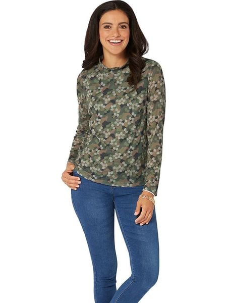 WITT WEIDEN Koszulka w kolorze khaki rozmiar: 50. Brązowe bluzki damskie WITT WEIDEN, bez wzorów, bez kołnierzyka. Za 52.79 zł.