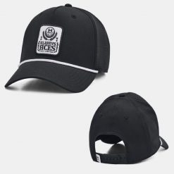 Czapka Męska Z Daszkiem Under Armour. Czarne czapki męskie Under Armour, bez wzorów, sportowe. Za 149.99 zł.