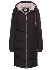 Camel Active Płaszcz zimowy w kolorze czarnym rozmiar: 48. Czarne płaszcze damskie Camel Active, na zimę, bez wzorów, z puchu. Za 478.62 zł.