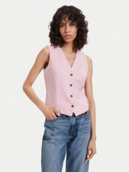 Tommy Hilfiger Kamizelka WW0WW48882 Różowy Regular Fit. Czerwone kamizelki damskie Tommy Hilfiger, z syntetyku. Za 699.99 zł.