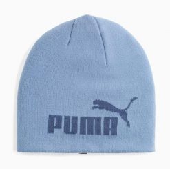 Czapka Zimowa Puma ESS Cuffless Beanie. Niebieskie czapki męskie Puma, na zimę, bez wzorów, z dzianiny, klasyczne. Za 79.20 zł.