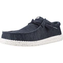 Buty HEY DUDE WALLY STRETCH SOX Niebieski. Niebieskie buty trekkingowe męskie PRO BRANDS, z tkaniny, bez zapięcia, trekkingowe. Za 282.99 zł.