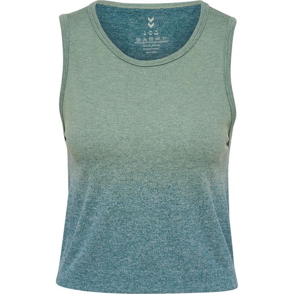 Króki top bez szwów damski Hummel Gradient. Zielone topy damskie HUMMEL, bez wzorów, bez kołnierzyka. Za 214.50 zł.