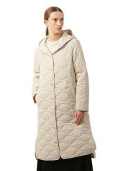 Ilse Jacobsen Płaszcz przejściowy w kolorze beżowym rozmiar: 40. Brązowe płaszcze damskie Ilse Jacobsen, bez wzorów. Za 237.73 zł.