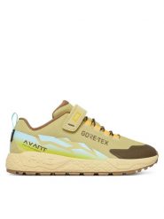 Primigi Sneakersy GORE-TEX 2419022 D Beżowy. Brązowe buty sportowe chłopięce Primigi, bez wzorów, z gore-texu, bez zapięcia. Za 374.99 zł.