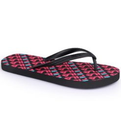 Japonki damskie Fila TROY LOGO SLIPPER. Czarne klapki damskie Fila, bez wzorów, bez obcasa. Za 59.00 zł.