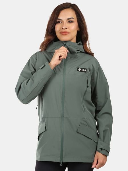 Kilpi Płaszcz funkcyjny "Ayra" w kolorze khaki rozmiar: 38. Brązowe płaszcze damskie Kilpi, m, bez wzorów, sportowe. Za 391.99 zł.