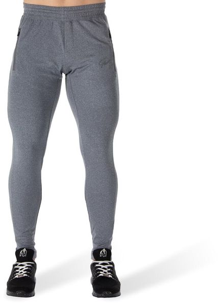 Glendo Spodnie ight Szary. Szare spodnie sportowe męskie GORILLA WEAR, z elastanu. Za 215.00 zł.