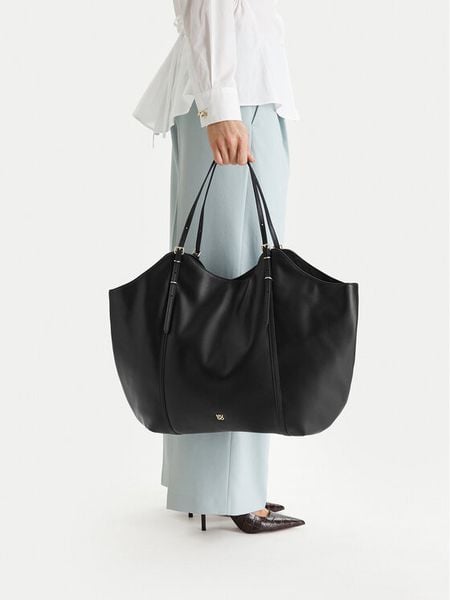 HUGO Torebka Neeko P_Tote 50558244 Czarny. Czarne torebki klasyczne damskie Hugo, bez wzorów, ze skóry, bez dodatków. Za 899.99 zł.