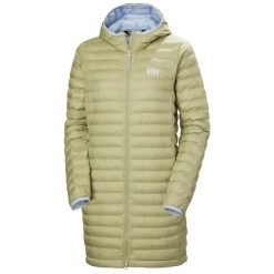 Damska długa kurtka z kapturem Helly Hansen Sirdal. Zielone kurtki damskie Helly Hansen, xl, bez wzorów, z poliesteru, z kapturem. Za 673.00 zł.