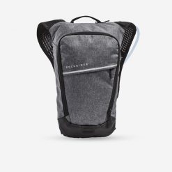 Plecak z bukłakiem na rower MTB Rockrider Expl 4 l / 1 l wody. Czarne plecaki męskie ROCKRIDER, bez wzorów, z materiału. W wyprzedaży za 89.99 zł.
