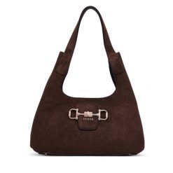 Torebka Guess. Brązowe torebki klasyczne damskie Guess, z aplikacjami, bez dodatków. Za 584.99 zł.