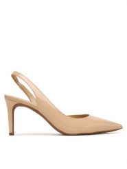 MICHAEL Michael Kors Szpilki 40R4HNMP1A Beżowy. Brązowe szpilki MICHAEL Michael Kors, bez wzorów, bez obcasa. Za 629.99 zł.